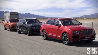 Bentley Bentayga on the Race Track