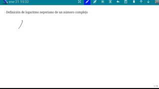 Logaritmo de números complejos