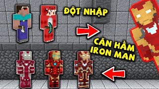 Rex Và Noob Thử Thách Đột Nhập Căn Hầm Bí Mật Của Iron Man Trong Minecraft Sẽ Như Thế Nào ??