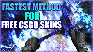 FASTEST AND EASIEST WAY TO GET FREE SKINS IN CS:GO! [2017]