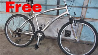free autobike,  lets repair it and see how it works,.