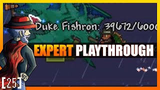EXPERT DUKE FISHRON! Terraria 1.3 Let's Play - Expert Mode Playthrough! [25] PC Gameplay