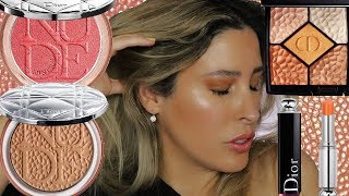 DIOR WILD EARTH Summer 2019 Collection + NEW Blush Coral Luminizer | Review Swatches Demo