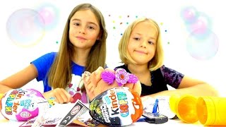 Киндер сюрприз игрушки в видео для детей.