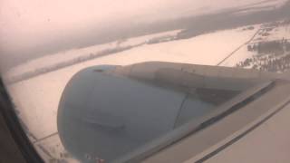 Взлёт из аэропорта Курумоч (Самара), на самолёте Airbus A321