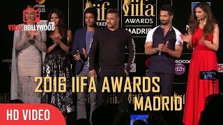 IIFA Awards 2016 Madrid Full Show Press Conference | Salman Khan, Deepika Padukone, Shahid , Tiger