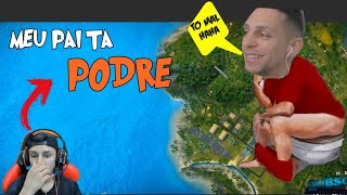 PAI DO NOBRU CAGA PODRE NO BANHEIRO, NOBRU AMASSA COM CELULAR NOVO FREEFIRE