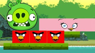 Angry Birds Kick Piggies Skill Game Walkthrouh Levels 1-9