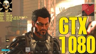 Deus Ex Mankind Divided GTX 1080 FPS Benchmark Ultra!! 1440P