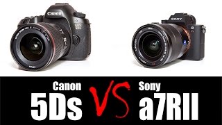 The Canon 5ds vs Sony a7rII
