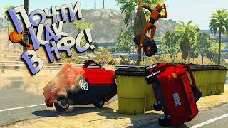 BeamNG Drive | Отбойник ПРОТИВ максимальной скорости - манекены прощайте:D