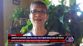 Entrevista en TV con Janet de Jauja Cocina Mexicana