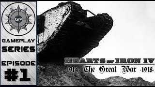 Central Powers Vs The Entente - Hearts of Iron IV The Great War Mod 4K Series #1