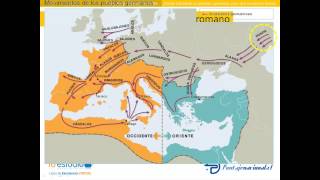 ¿Dónde habitaban los pueblos germanos y por qué invadieron Roma?