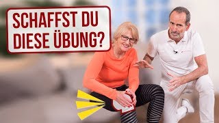 Wenn du diese Übung NICHT schaffst, wirst du Knieschmerzen bekommen! ?⚡