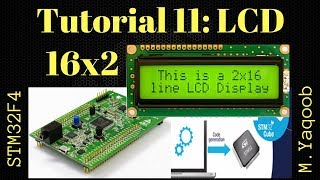 STM32F4 Discovery board - Keil 5 IDE with CubeMX: Tutorial 11 LCD16x2 - Updated Dec 2017
