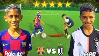 8 YEAR OLD KID MESSI vs 10 YEAR OLD KID RONALDO.. AMAZING Football Competition