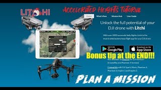 litchi hub tutorial How to plan a mission plus bonus tip, dji spark, air, mavic