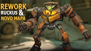 PALADINS: NOVO MAPA / REWORK RUCKUS / SKINS MAESTRIA TORVALD E YING