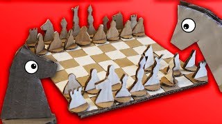 DIY Шахматы из КАРТОНА