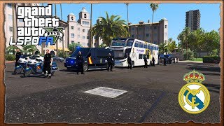 LSPDFR | DÍA 453 | ESCOLTANDO EL BUS DEL REAL MADRID