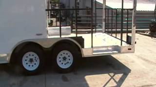 Concession Trailer with White Exterior