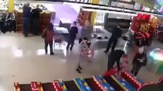 Кемерово: запись камер наблюдения в "Зимней вишне"