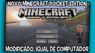 Novo Minecraft Pocket Edition Modificado Igual de Computador Para Android