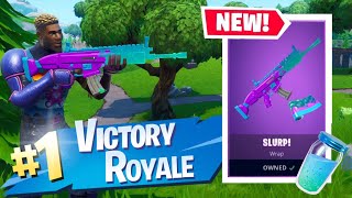 New Slurp Juice Weapon Wrap!! 13 Elims!! - Fortnite: Battle Royale Gameplay