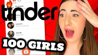 ASKING 100 GIRLS FOR THEIR NUMBER ON TINDER!!(TINDER EXPERIMENT)