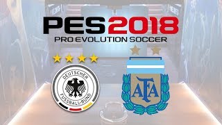PES 2018 DEMO - GERMANY vs ARGENTINA - PS4 FULL GAMEPLAY