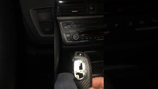 Как снять накладку селектора BMW f30