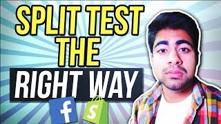 How To Split Test On Facebook Ads 2019 | Shopify Aliexpress Dropshipping