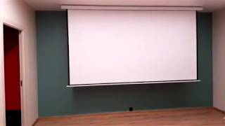 Моторизированный проекционный экран 120 дюймов с алиэкспресс