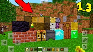 MINECRAFT POCKET EDITION 1.3 - COMO JOGAR COM A NOVA TEXTURA DO MINECRAFT 1.3 ! (MINECRAFT PE)