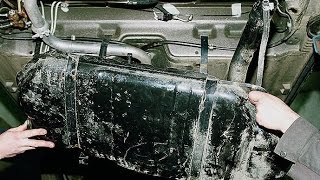 Как снять топливный бак? ВАЗ 2112