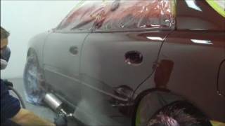 How to Paint a Car - Red Buick Side