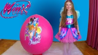 Winx Club Dev Sürpriz Yumurta Açtım | Kendi Yaptığım | DIY | Giant Doll | Ece TV