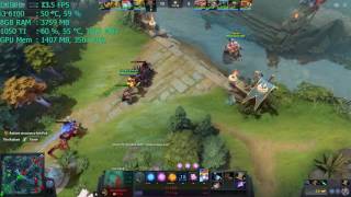 Intel i3 6100 & Nvidia Geforce GTX 1050 TI - Dota 2 Gaming Test Benchmark Review