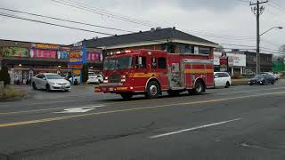 Toronto Fire R243 P242 and P244 Responding