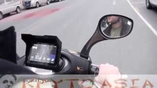 5-дюймовый GPS навигатор для мотоцикла - IPX5 водонепроницаемый рейтинг, Bluetooth, 8Гб памяти
