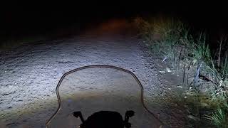 Teste farol auxiliar LED Ténéré 250