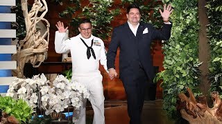 Ellen Welcomes the First LGBT Navy Spouse of the Year