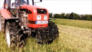 Belarus Mtz 952.3 + KB 3011 B Zúzó
