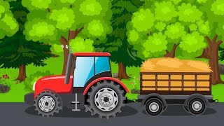 Песенки для детей - Мир такой удивительный - Развивающий мультик про машинки 0+