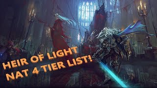 BARCODE - HEIR OF LIGHT - NAT 4 TIER LIST!