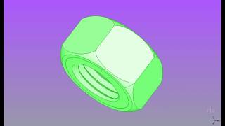 FreeCAD für Einsteiger - Schraubenmutter - 3D Druck (FreeCAD for beginners - screw nut- 3D Printing)