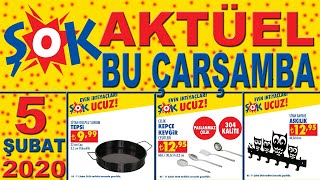 Şokta Bu Hafta Çarşamba Aktüel Ürünler | Şok Aktüel 5 Şubat 2020 | Şok Aktüel Kataloğu