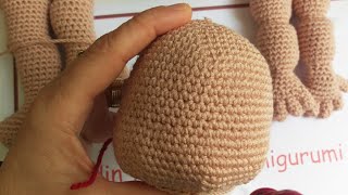5. AMIGURUMI JULIET BEBEK Kafa (Crochet head Tutorial)