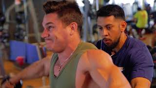 Vlog 03 Entrenamiento de hombros con Gaston Bitterman IFBB PRO en Chile